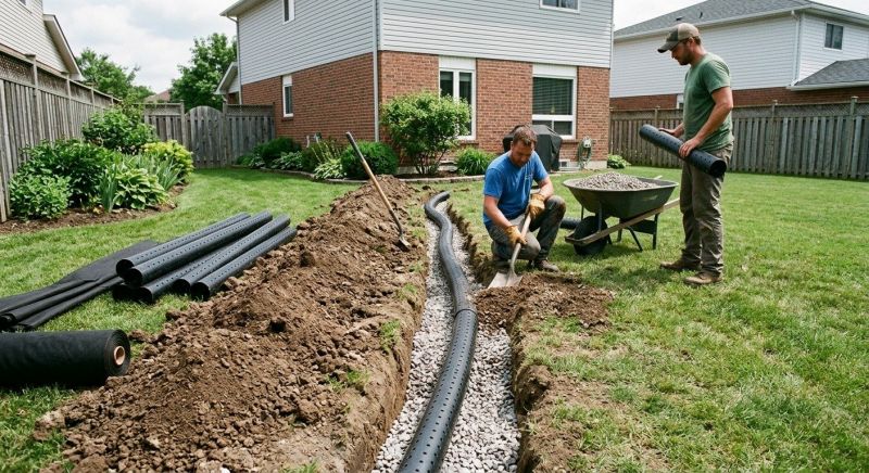 Rainwater Drain Installation in Birmingham, AL