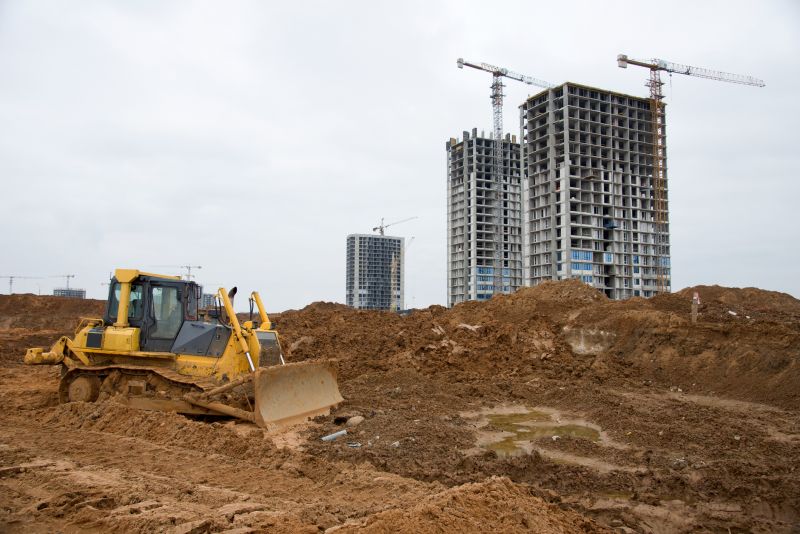 Finished Commercial Yard Grading